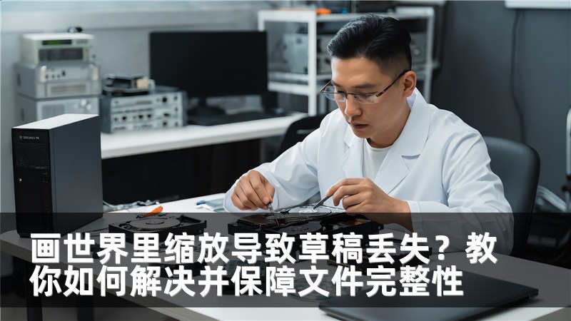 画世界里缩放导致草稿丢失？教你如何解决并保障文件完整性