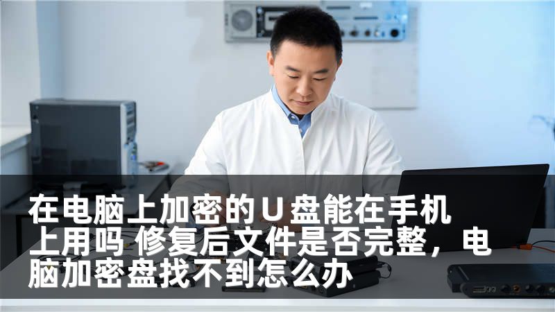 在电脑上加密的∪盘能在手机上用吗 修复后文件是否完整，电脑加密盘找不到怎么办