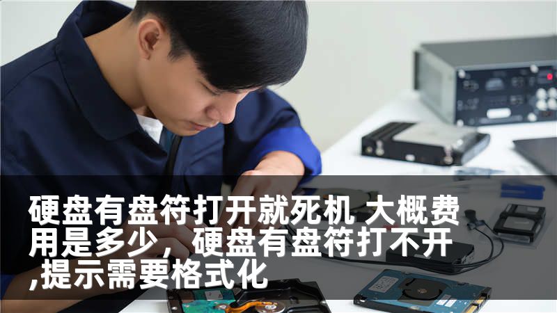 硬盘有盘符打开就死机 大概费用是多少，硬盘有盘符打不开,提示需要格式化