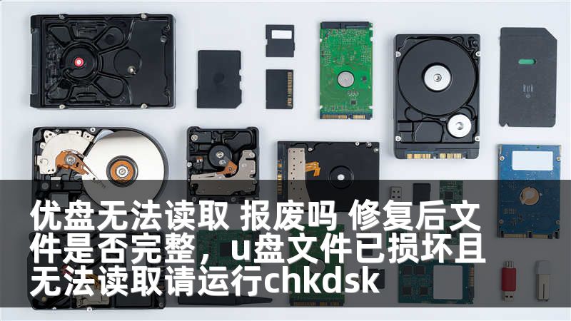 优盘无法读取 报废吗 修复后文件是否完整，u盘文件已损坏且无法读取请运行chkdsk
