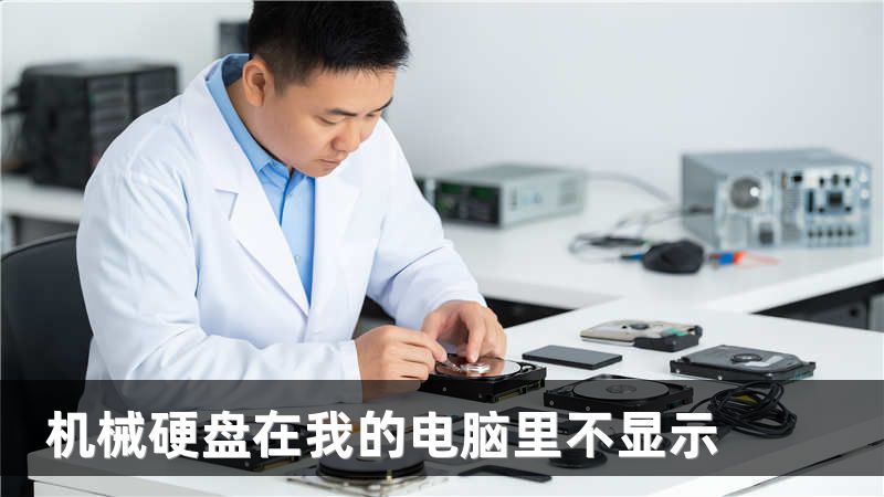 机械硬盘在我的电脑里不显示