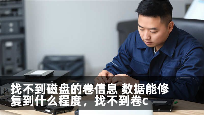 找不到磁盘的卷信息 数据能修复到什么程度，找不到卷c