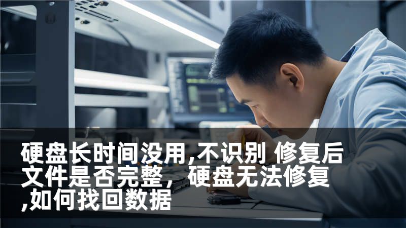 硬盘长时间没用,不识别 修复后文件是否完整，硬盘无法修复,如何找回数据