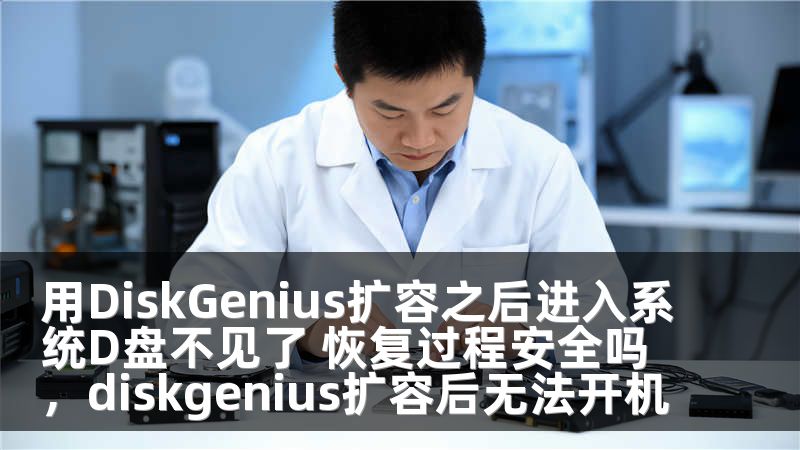 用DiskGenius扩容之后进入系统D盘不见了 恢复过程安全吗，diskgenius扩容后无法开机