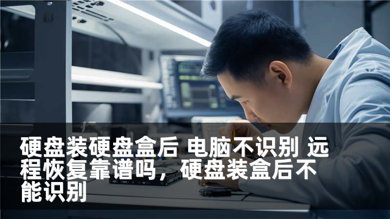 硬盘装硬盘盒后 电脑不识别 远程恢复靠谱吗，硬盘装盒后不能识别