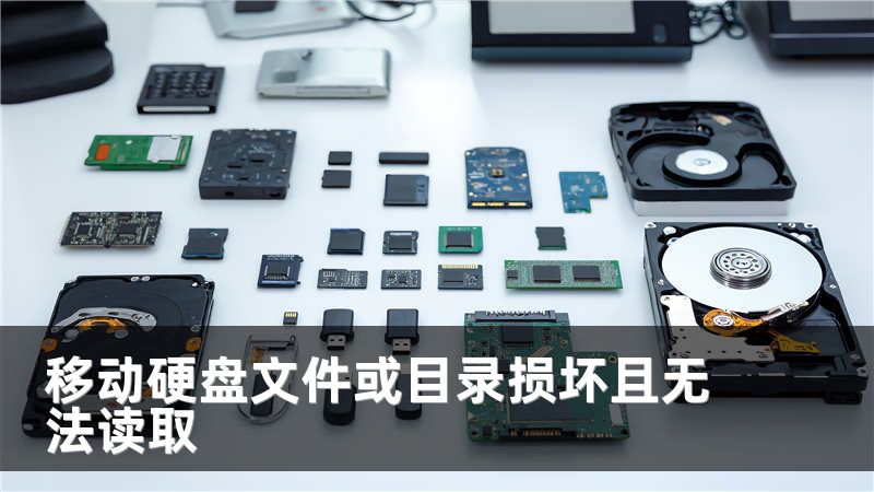 移动硬盘文件或目录损坏且无法读取