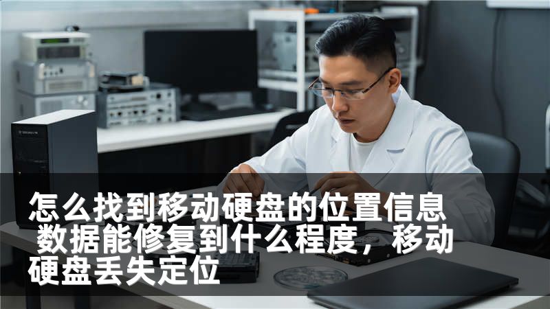 怎么找到移动硬盘的位置信息 数据能修复到什么程度，移动硬盘丢失定位