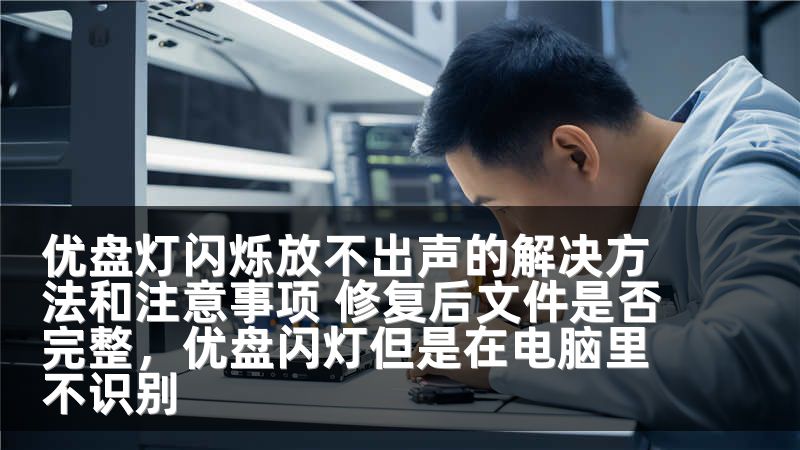 优盘灯闪烁放不出声的解决方法和注意事项 修复后文件是否完整,优盘闪灯但是在电脑里不识别