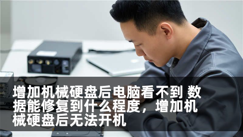 增加机械硬盘后电脑看不到 数据能修复到什么程度，增加机械硬盘后无法开机