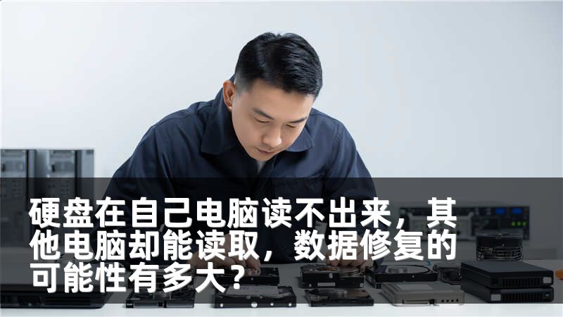 硬盘在自己电脑读不出来，其他电脑却能读取，数据修复的可能性有多大？
