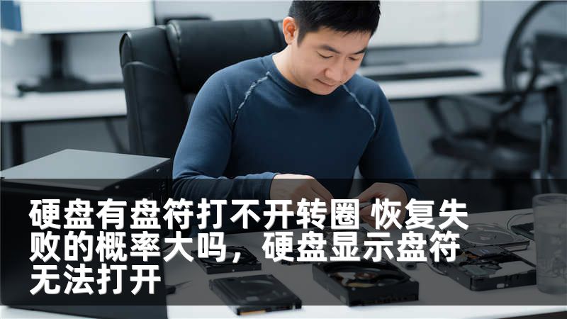 硬盘有盘符打不开转圈 恢复失败的概率大吗,硬盘显示盘符无法打开