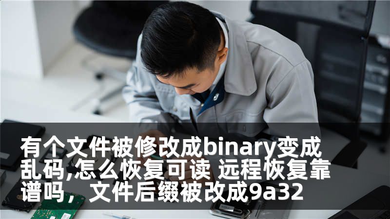 有个文件被修改成binary变成乱码,怎么恢复可读 远程恢复靠谱吗，文件后缀被改成9a32