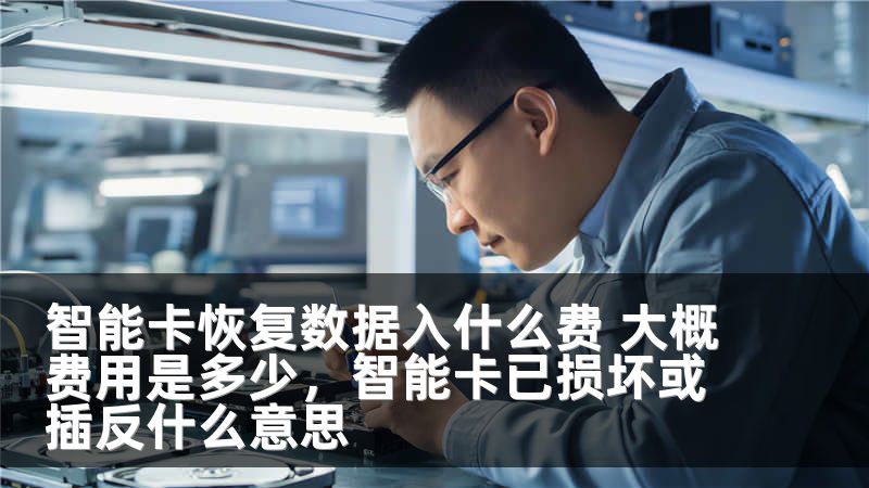 智能卡恢复数据入什么费 大概费用是多少，智能卡已损坏或插反什么意思