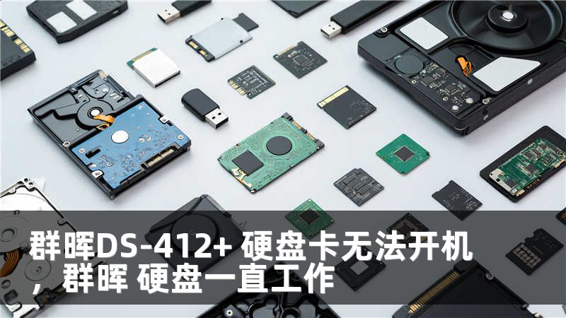 群晖DS-412+ 硬盘卡无法开机，群晖 硬盘一直工作