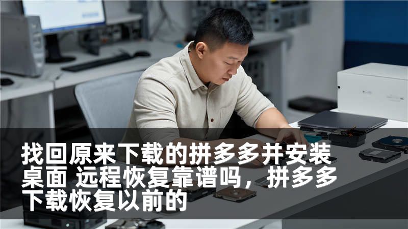 找回原来下载的拼多多并安装桌面 远程恢复靠谱吗，拼多多下载恢复以前的