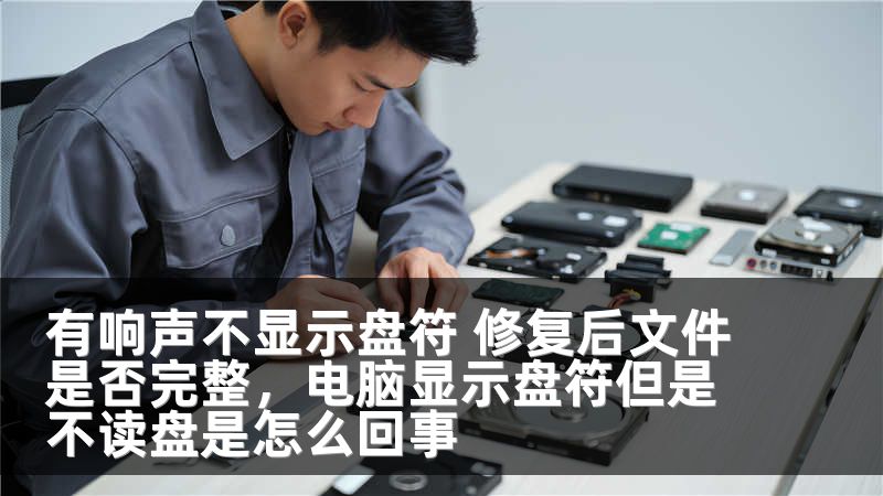 有响声不显示盘符 修复后文件是否完整，电脑显示盘符但是不读盘是怎么回事