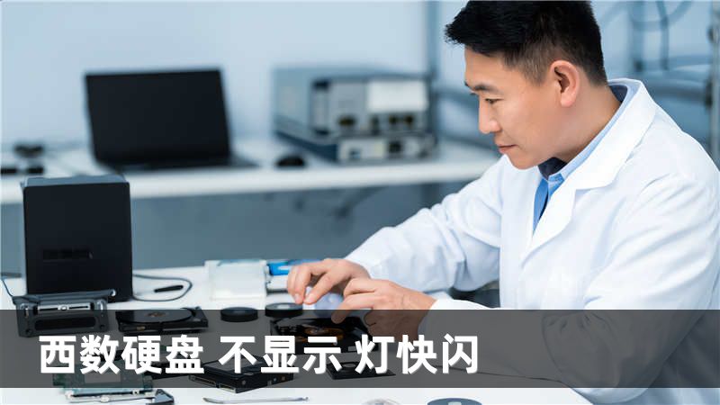 西数硬盘 不显示 灯快闪