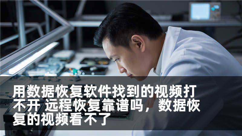 用数据恢复软件找到的视频打不开 远程恢复靠谱吗，数据恢复的视频看不了