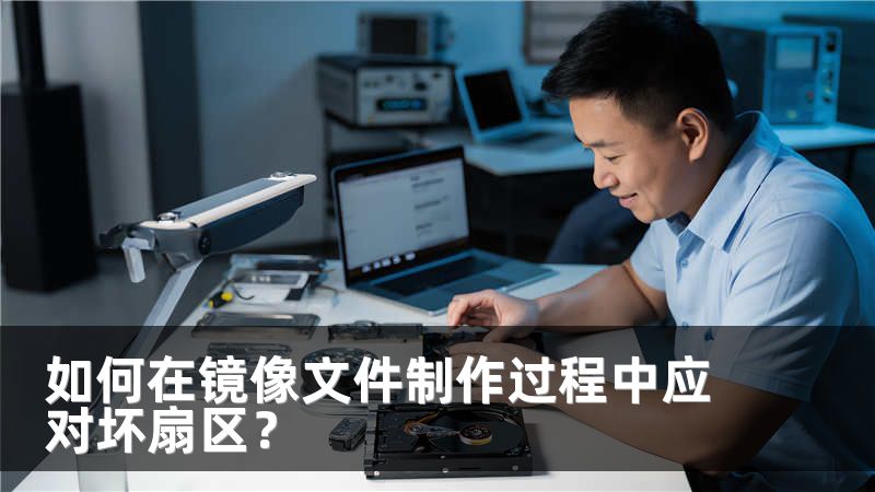 如何在镜像文件制作过程中应对坏扇区？