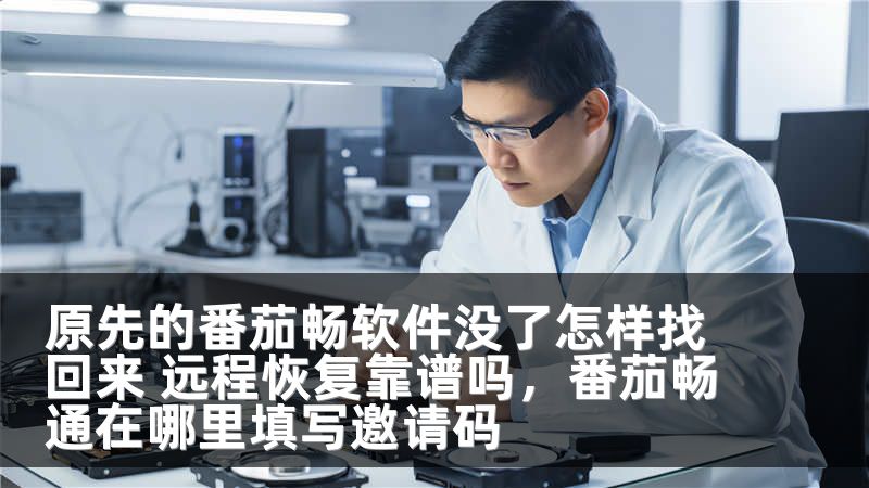 原先的番茄畅软件没了怎样找回来 远程恢复靠谱吗，番茄畅通在哪里填写邀请码