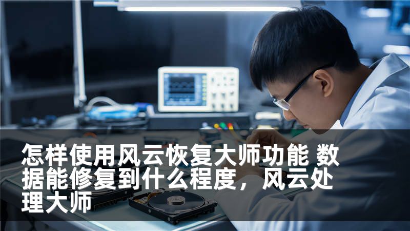 怎样使用风云恢复大师功能 数据能修复到什么程度，风云处理大师