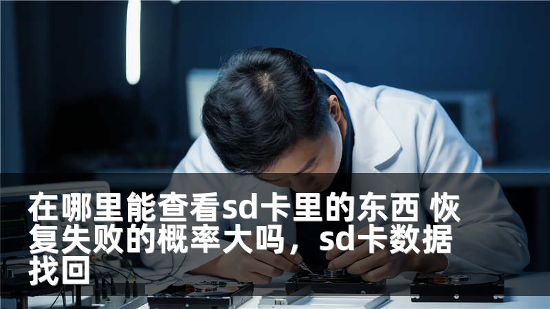 在哪里能查看sd卡里的东西 恢复失败的概率大吗，sd卡数据找回