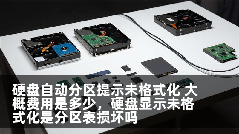 硬盘自动分区提示未格式化 大概费用是多少,硬盘显示未格式化是分区表损坏吗