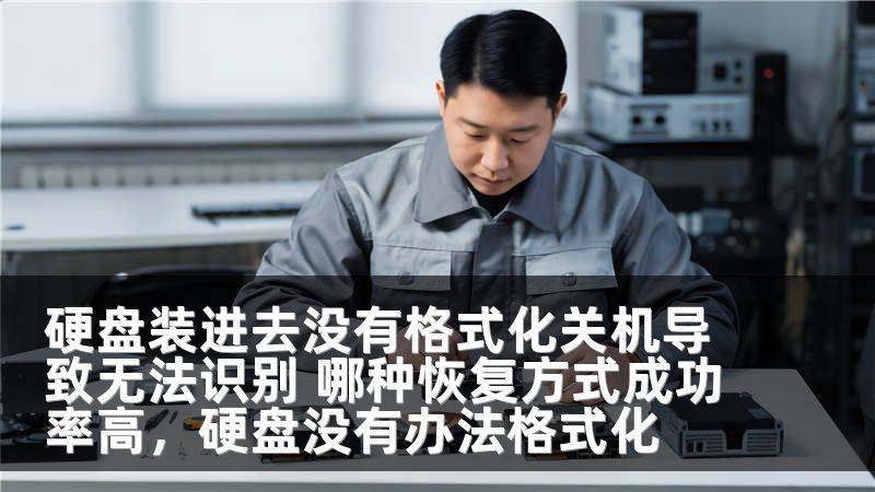 硬盘装进去没有格式化关机导致无法识别 哪种恢复方式成功率高，硬盘没有办法格式化