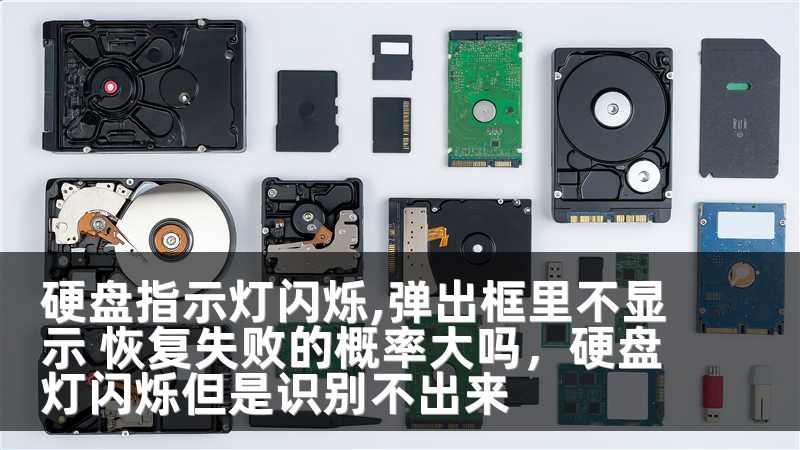 硬盘指示灯闪烁,弹出框里不显示 恢复失败的概率大吗，硬盘灯闪烁但是识别不出来