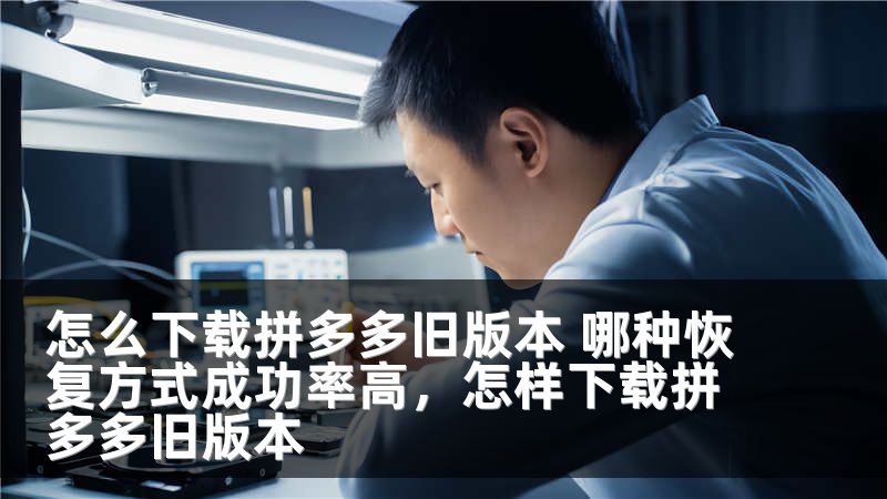 怎么下载拼多多旧版本 哪种恢复方式成功率高,怎样下载拼多多旧版本