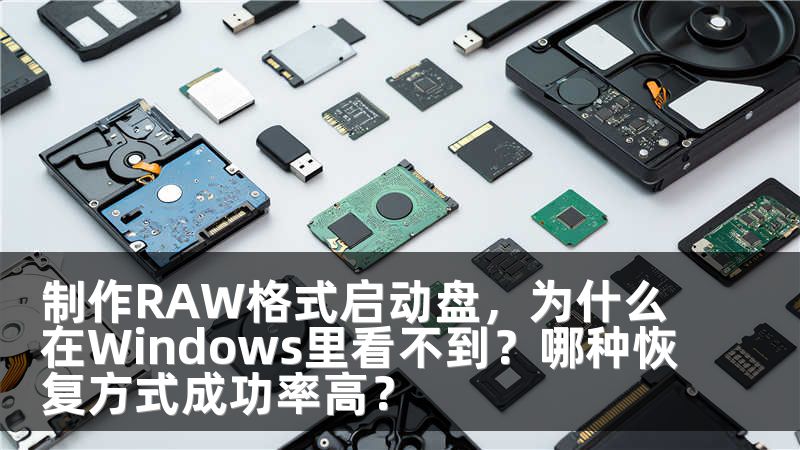 制作RAW格式启动盘，为什么在Windows里看不到？哪种恢复方式成功率高？