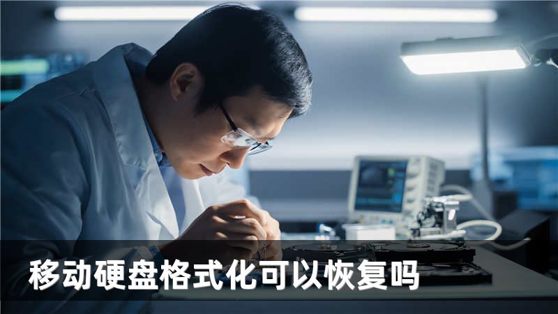 移动硬盘格式化可以恢复吗