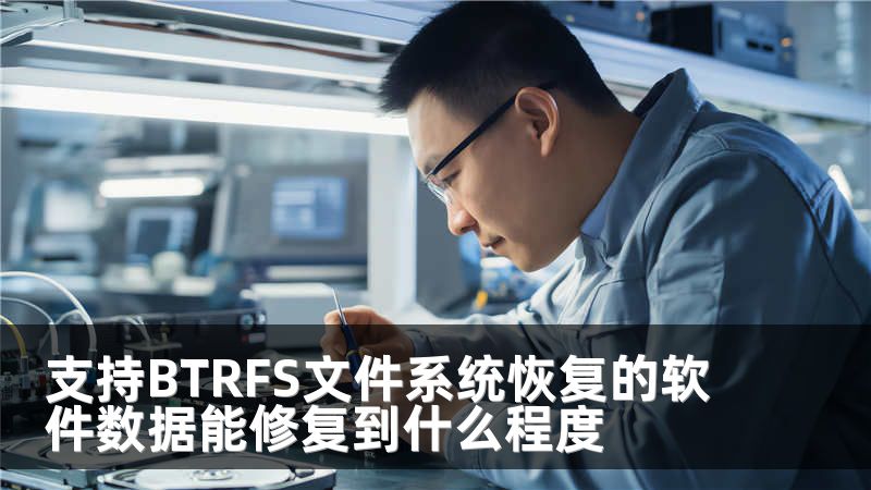 支持BTRFS文件系统恢复的软件数据能修复到什么程度