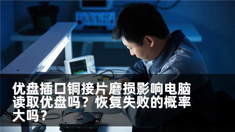 优盘插口铜接片磨损影响电脑读取优盘吗?恢复失败的概率大吗?