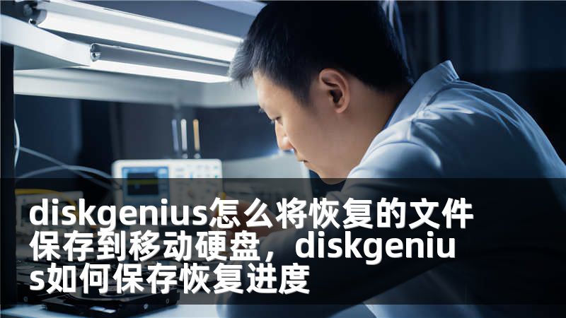 diskgenius怎么将恢复的文件保存到移动硬盘，diskgenius如何保存恢复进度