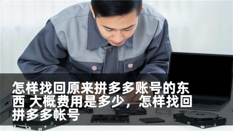 怎样找回原来拼多多账号的东西 大概费用是多少，怎样找回拼多多帐号