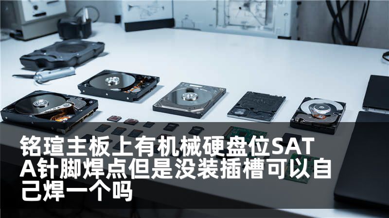 铭瑄主板上有机械硬盘位SATA针脚焊点但是没装插槽可以自己焊一个吗