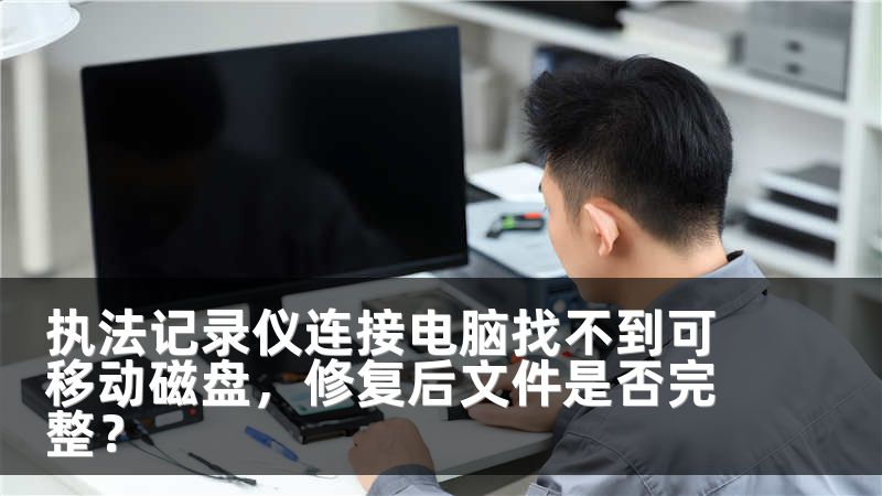 执法记录仪连接电脑找不到可移动磁盘，修复后文件是否完整？