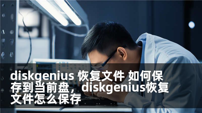 diskgenius 恢复文件 如何保存到当前盘，diskgenius恢复文件怎么保存
