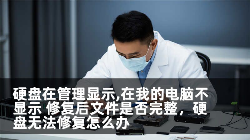 硬盘在管理显示,在我的电脑不显示 修复后文件是否完整，硬盘无法修复怎么办