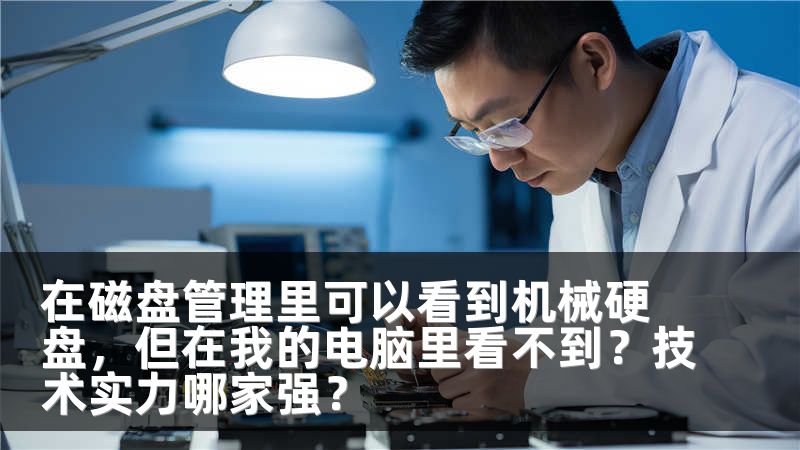 在磁盘管理里可以看到机械硬盘，但在我的电脑里看不到？技术实力哪家强？