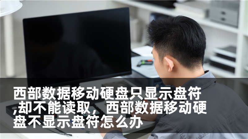 西部数据移动硬盘只显示盘符,却不能读取,西部数据移动硬盘不显示盘符怎么办