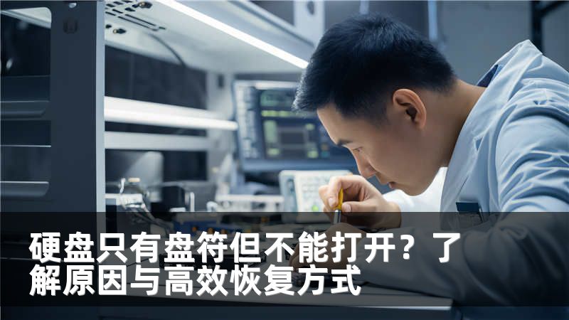 硬盘只有盘符但不能打开？了解原因与高效恢复方式