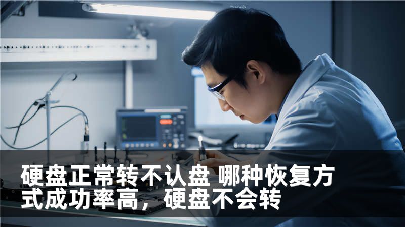 硬盘正常转不认盘 哪种恢复方式成功率高，硬盘不会转