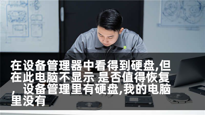 在设备管理器中看得到硬盘,但在此电脑不显示 是否值得恢复，设备管理里有硬盘,我的电脑里没有