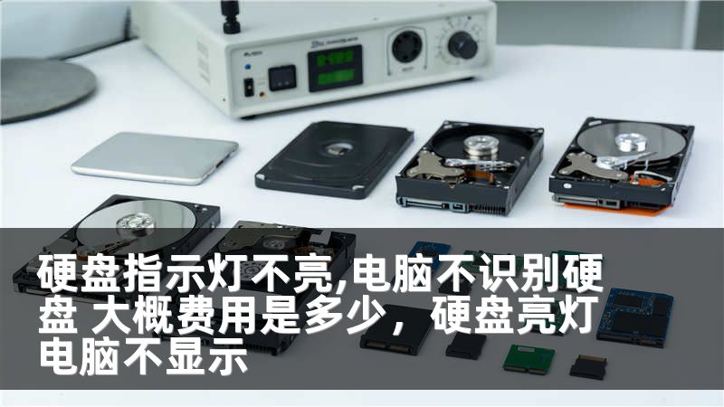 硬盘指示灯不亮,电脑不识别硬盘 大概费用是多少，硬盘亮灯电脑不显示
