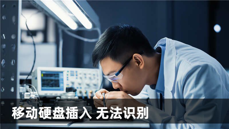 移动硬盘插入 无法识别