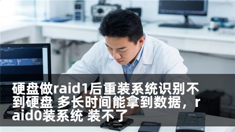 硬盘做raid1后重装系统识别不到硬盘 多长时间能拿到数据，raid0装系统 装不了