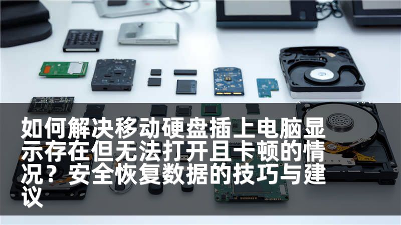 如何解决移动硬盘插上电脑显示存在但无法打开且卡顿的情况?安全恢复数据的技巧与建议