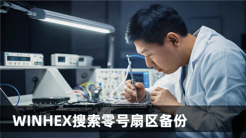 WINHEX搜索零号扇区备份